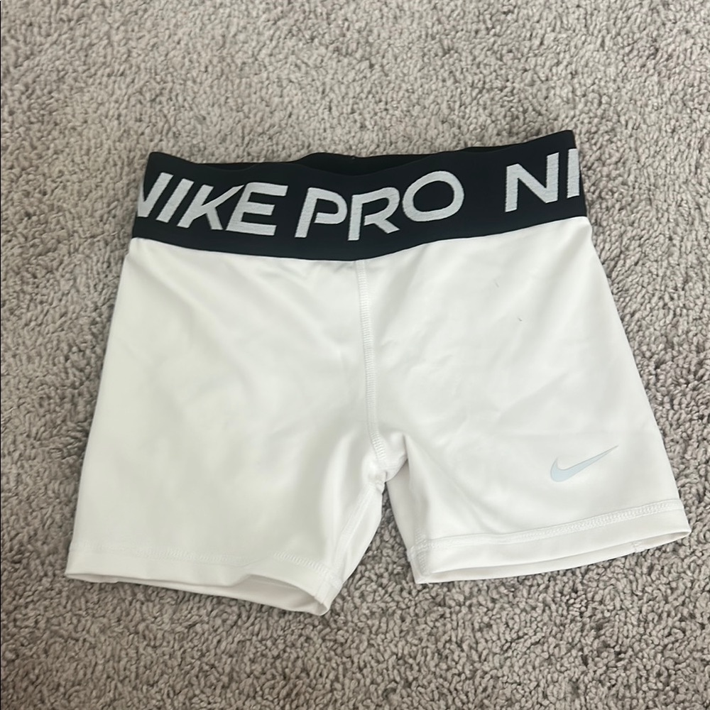 Nike Pro White Training Shorts